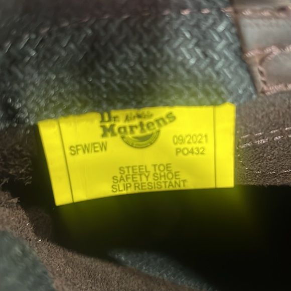 Dr Martens-Brown Suede pull on boots-mens size 10 - Picture 6 of 6